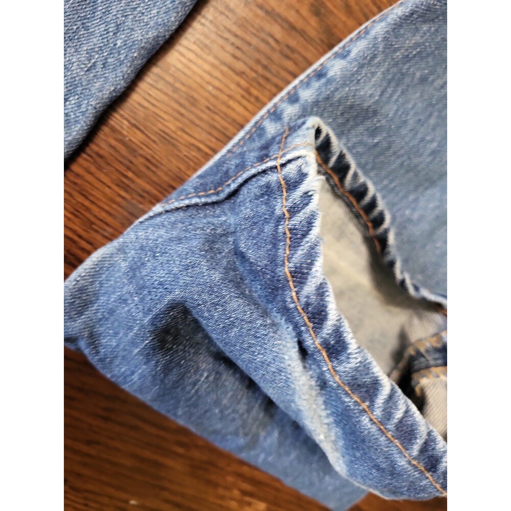 Vintage 1975 Levi's 505 Single Stitch Jeans Talon 42 Zip W29 L34 Factory 8... - Picture 10 of 16